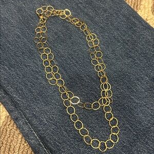 Delicate Gold Link Chain Necklace